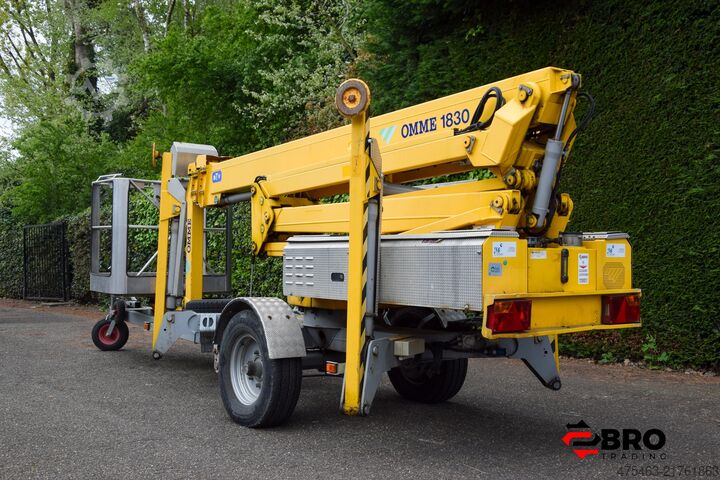 במת הרמה נגררת + ממונעת עצמאית Ommelift 1830 EBZX Aanhangerhoogwerker