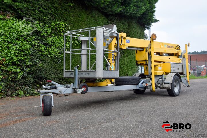 במת הרמה נגררת + ממונעת עצמאית Ommelift 1830 EBZX Aanhangerhoogwerker