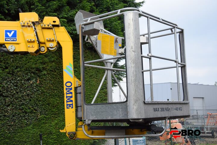 במת הרמה נגררת + ממונעת עצמאית Ommelift 1830 EBZX Aanhangerhoogwerker