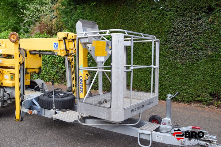 במת הרמה נגררת + ממונעת עצמאית Ommelift 1830 EBZX Aanhangerhoogwerker
