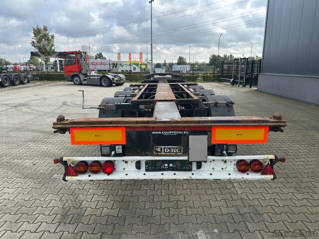 Container transportation D-TEC FLEXITRAILER TRACTION / ADR / SAF + discbrakes ...