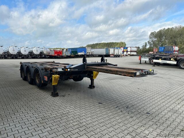 Container transportation D-TEC FLEXITRAILER TRACTION / ADR / SAF + discbrakes ...