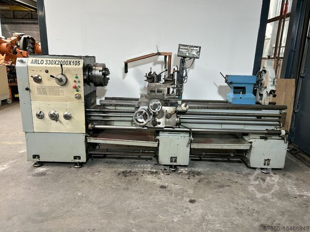 Metal lathe turning machine ARLO 660x2000mm + ARLO 660x2000x105mm