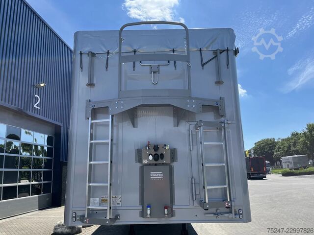 Knapen Trailers K100 - 92m3 Essieu relevable, plancher 10mm *Neuf* Knapen K100 - 92m3 Liftas Floor 10mm *Nieuw / Neu*