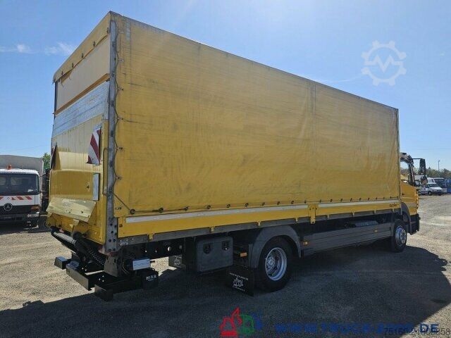 شاحنة بمسطحة ومشمع Mercedes-Benz Atego 1227 Plane Spriegel LBW BÄR 1.500 Kg + AHK