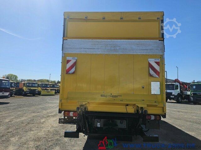شاحنة بمسطحة ومشمع Mercedes-Benz Atego 1227 Plane Spriegel LBW BÄR 1.500 Kg + AHK