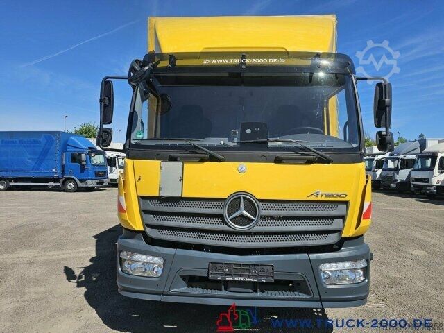 شاحنة بمسطحة ومشمع Mercedes-Benz Atego 1227 Plane Spriegel LBW BÄR 1.500 Kg + AHK