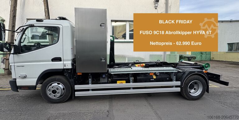 Hookloader Fuso Canter 9C18 Abrollkipper HYVA 6 T