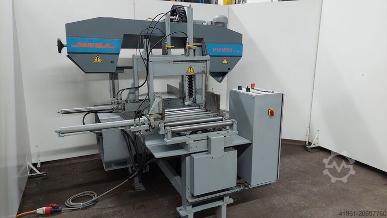 Two-column semi-automatic mitre band saw MEBA