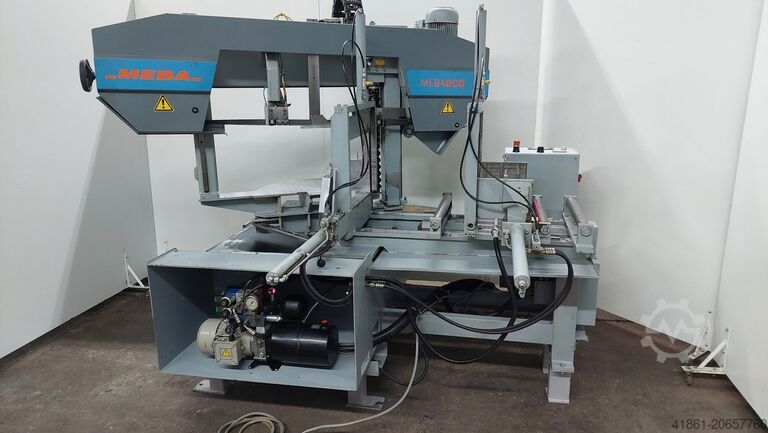 Two-column semi-automatic mitre band saw MEBA 