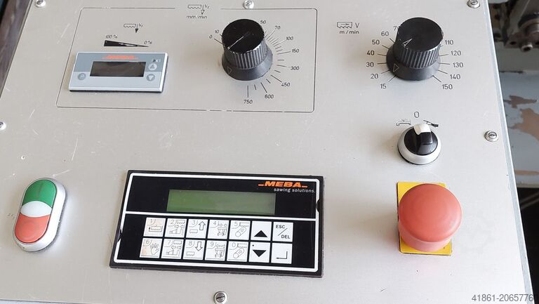 Two-column semi-automatic mitre band saw MEBA 