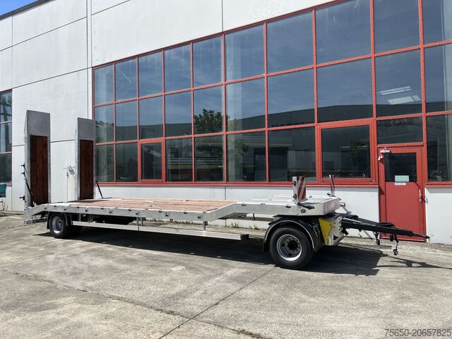 รถเทรลเลอร์เตี้ย Möslein T 2 Schwebheim  Neuer 2 Achs Tieflader- Anhänger, Verbreiterung