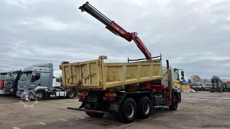 Tipper avec grue DAF CF 85.340 (EURO 3 / MANUAL GEARBOX / TOP CONDIT...