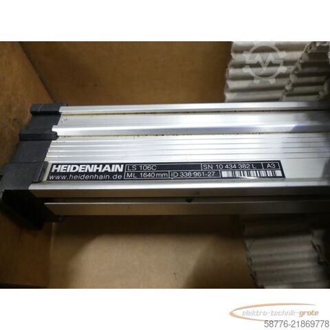 רְכִיב Heidenhain LS 106C ID 336 961-27 ML 1640mm SN10434382L mit 326 797-02 Lesekopf