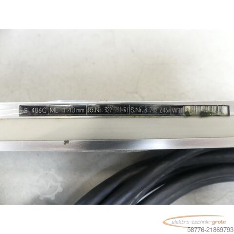 Компонент Heidenhain LS 486C ML 1140mm Längenmessgerät ID: 329991-31 SN: 8742646