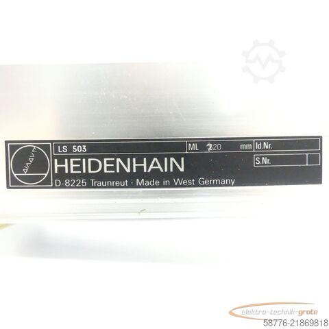 Komponente Heidenhain LS 503 ML 320mm Längenmessgerät mit LS 503 Lesekopf SN: 4506914
