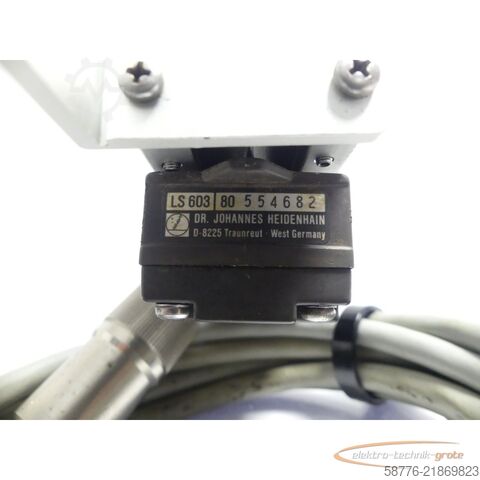 Komponente Heidenhain LS 603 ML 170mm ID   SN2361069A mit Lesekopf