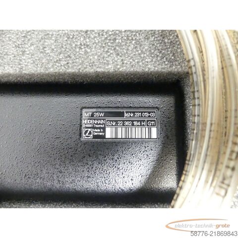 Composant Heidenhain MT 25W Messtaster ID: 231013-03 SN: 22362184H --