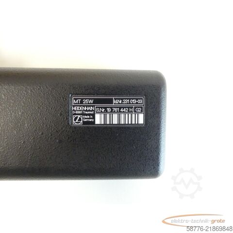 Komponenta Heidenhain MT 25W Messtaster . 231 013-03 SN: 19761442H - ! -