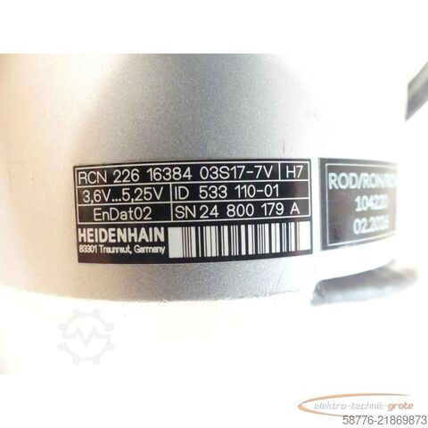 Component Heidenhain RCN 226 16384 03S17-7V H7 .533 110-01 -mit 6 Monaten Gwl.!-