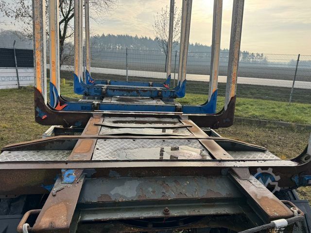 原木拖车 ZANNER AHK 18 Holzanhänger 2 Achse 3350kg