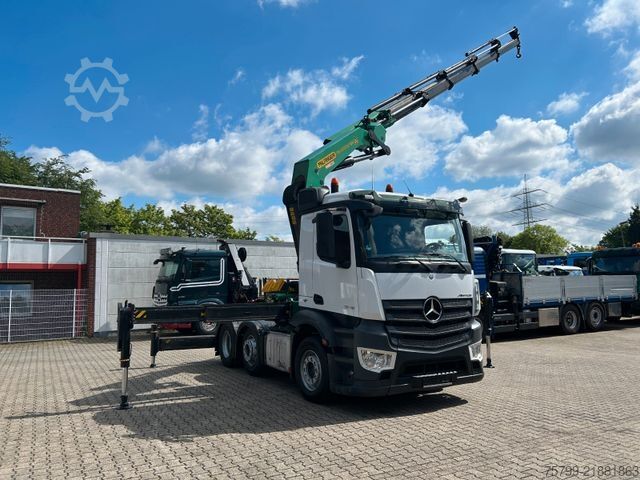 Auto-dizalica montirana na kamionu MERCEDES-BENZ 2545 Antos SZM mit PK 41002 Kran 6x2