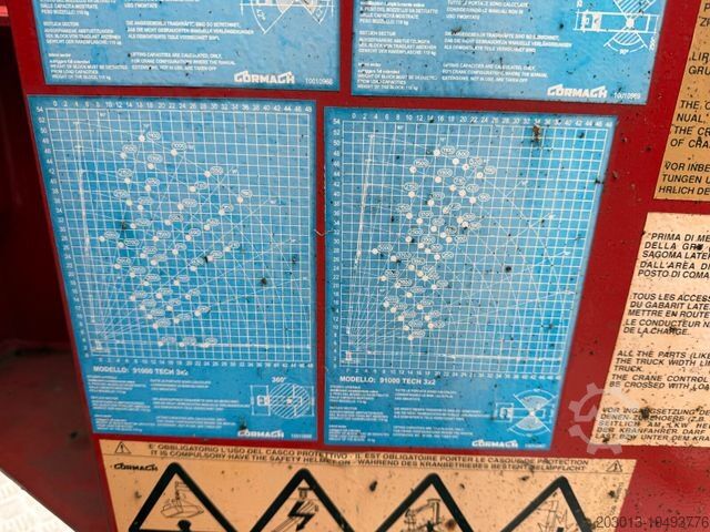 ट्रक-माउंटेड क्रेन MAN TGS 35.360 8X4 BB Dachdecker Kran bis 52 m