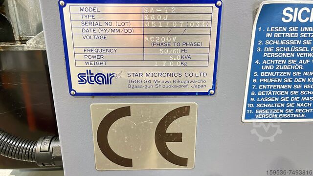 Lång svarv med stångmatare STAR Micronics SA-12