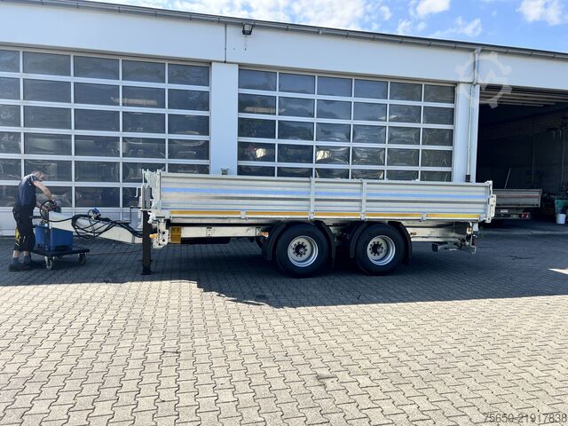 Kippanhänger Möslein TTD 19 B  19 t Tandemkipper- Tieflader hydraulischer Klappe Breitbereifung