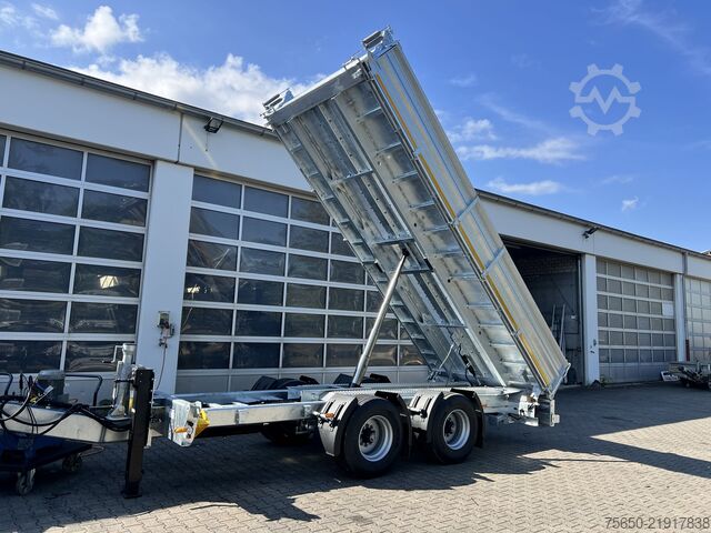 Kippanhänger Möslein TTD 19 B  19 t Tandemkipper- Tieflader hydraulischer Klappe Breitbereifung
