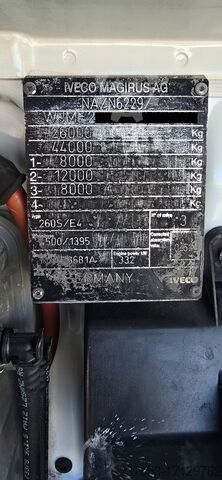 Camião de carga telehoist Iveco