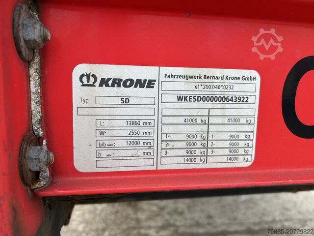 Bīdāmie tentiņi Krone Profi Liner / Pritsch - Plane / BPW Trommel / N...