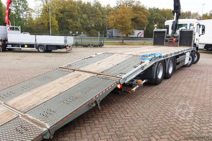 Autotransporter MAN TGS 35.360 Oprijwagen + HIAB 228 E3 Kraan 8x2