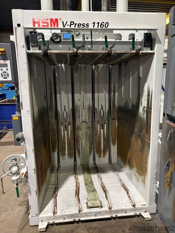 Enfardadeira vertical HSM V-Press 1160 plus