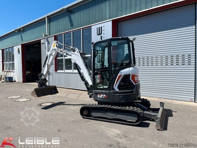 Miniekskavator BOBCAT E27z*Minibagger*Schwenk-Löffel*600h*Neuwertig*