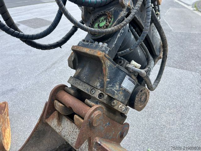 Excavadora de cadenas TEREX TC50 HKS TR-K60 TiltRotator Schnellwechsler