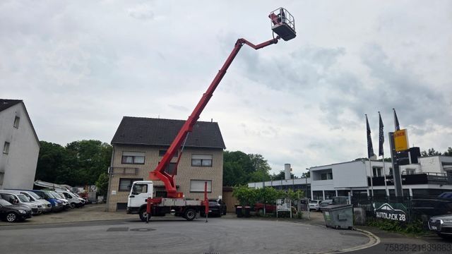 Plataforma elevadora sobre camión MAN TGL 8.180 Bison Palfinger TKA 28 M Hubsteiger