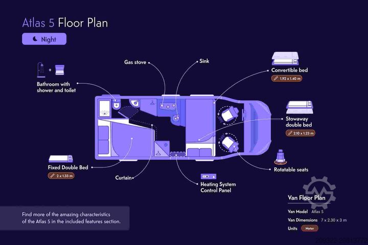Wohnwagen/Wohnmobil Fiat Ducato Carasuite 650 MF | 5 Posti Letto | Completamente Attrezzato