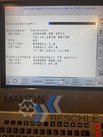 Vertikalt bearbejdningscenter HERMLE B 300 V