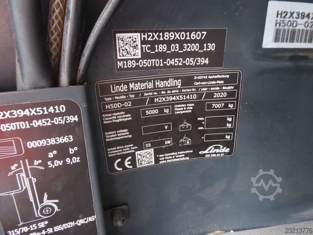 رافعات شوكية ديزل Linde H50D-02
