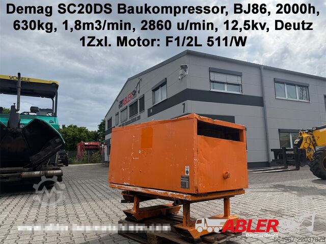 Compresor de tornillo DEMAG SC20DS Baukompressor