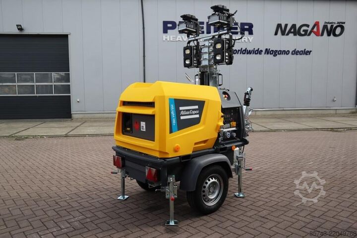 Svjetlosni toranj Atlas Copco Hilight H6+ Valid inspection, Max Boom Height 8m,