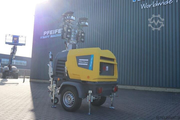 Svjetlosni toranj Atlas Copco Hilight H6+ Valid inspection, Max Boom Height 8m,