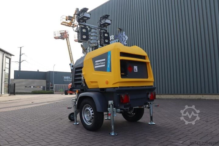 Svjetlosni toranj Atlas Copco Hilight H6+ Valid inspection, Max Boom Height 8m,