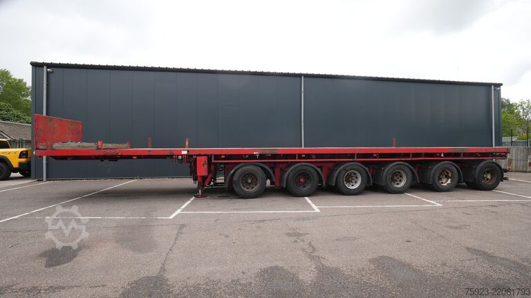 Remorque porte-conteneurs à 6 essieux pour contrepoids Nooteboom Nooteboom 6 AXLE COUNTERWEIGHT FLATBED TRAILER