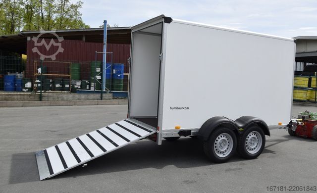 Skriňový príves HUMBAUR Koffer HK 253015-18P mit Überfahrwand