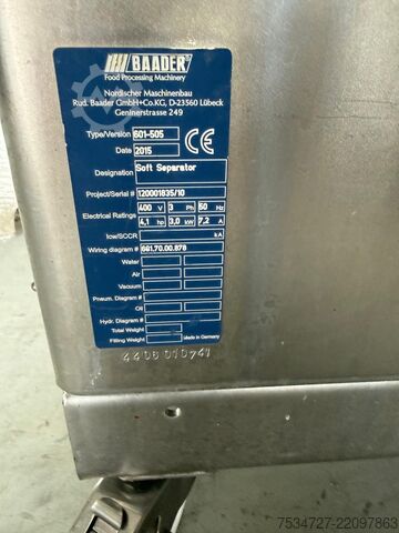 Penyepadu Baader 601 Soft Separator