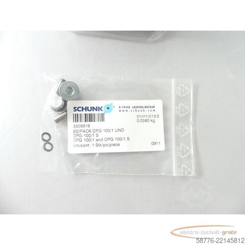 Componente Schunk DPG 100 Parralelgreifer SN: 370253 + DPG 100/1 und DPG 100/1 S -ungebr.-