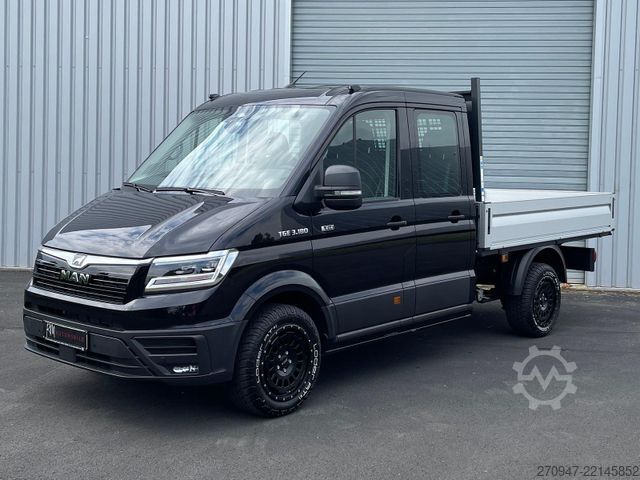 Pick-up pakettiauto MAN TGE 3.180 Pritsche DOKA MR 4x4 ACC LED DIFF-SPER