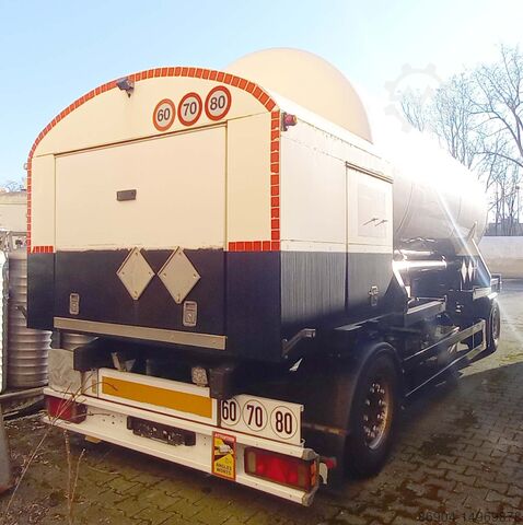 Návěs Gofa kryogenní pro LIN, LOX, LAR Gofa gas tank trailer for oxygen, nitrogen, argon cryogenic